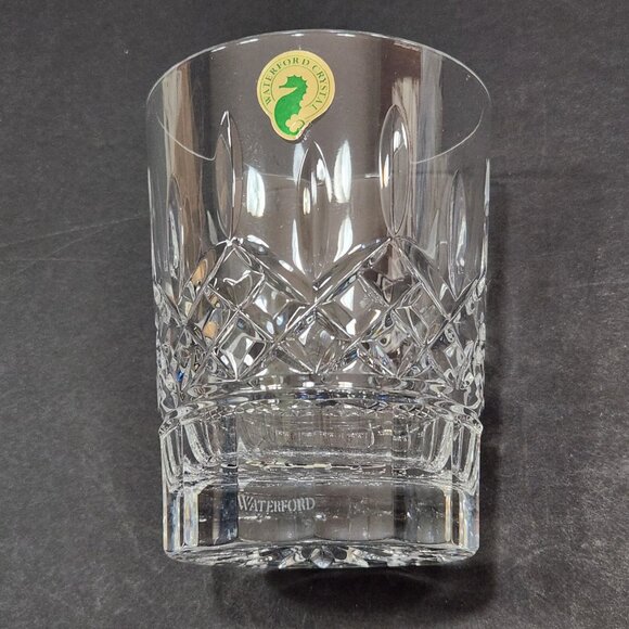NIB Waterford Lismore DOF Crystal Whiskey Tumblers Set of 2 12.5 OZ. Ea. - Picture 4 of 8